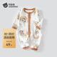 貝肽斯嬰兒衣服寶寶連體衣季哈衣爬服四季居家長(cháng)袖睡衣精選 彩虹象 80cm