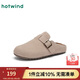 熱風(fēng)【商場(chǎng)同款】女鞋通勤勃肯鞋2025年秋冬新款加絨百搭一腳蹬軟底鞋