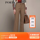 PORTS 寶姿秋冬新款女裝通勤日常小腳休閑褲長(cháng)褲LM9P087LWF102 卡布奇諾 M (6)