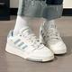 阿迪達斯（adidas）三葉草女鞋 26春季新款潮流運動(dòng)鞋時(shí)尚耐磨休閑鞋輕便透氣板鞋女 奶灰冰藍/時(shí)尚/主推 38