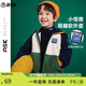 ASK JUNIOR男童外套2026春小童撞色搖粒絨外套兒童學(xué)院風(fēng)連帽上衣 藏青 100