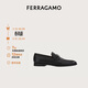 菲拉格慕（Ferragamo）男士黑色便士樂(lè )福鞋 0762636_3E _ 75 禮物送男友