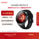 華為 【送禮送健康】HUAWEI WATCH 5 42mm基礎款深錆色不銹鋼表殼幻月黑氟橡膠表帶eSIM華為智能手表
