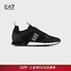 EMPORIO ARMANI/阿瑪尼官方旗艦EA7/男女情侶戶(hù)外拼接網(wǎng)面綁帶休閑運動(dòng)鞋秋冬 A120-黑色/白色 42.5 ( IT 9 | 42 2/3)