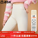 ASK JUNIOR童裝兒童褲子女童冬裝加絨保暖鯊魚(yú)褲羊羔絨高彈打底褲 米白 160
