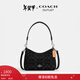 蔻馳（COACH）【禮物】奧萊女士女包經(jīng)典標志LAUREL 19號單肩包流浪包通勤 SV/黑色