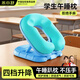 米小舒午睡枕中小學(xué)生教室午休趴睡神器兒童夏天可折疊午睡冰絲枕頭藍色