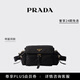 PRADA/普拉達【明星同款】女士Prada Explore 中號Re-Nylon單肩包 黑色