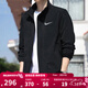 耐克（NIKE）外套男士上衣 25夏季新款運動(dòng)服裝立領(lǐng)休閑防風(fēng)衣冰絲速干夾克 FB7500-010 XL