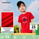 Converse 匡威兒童裝男童短袖t恤夏季新款打底大童透氣小女孩半袖運動(dòng)T恤 學(xué)院紅-中性 150 /72 【建議身高140-152cm】