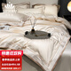 柏黎瑞（BERRY）200支高級感床上四件套純棉全棉春秋被套床單床笠高檔輕奢級床品 羅曼-奶昔白【純棉裸睡甄選】 1.8m床 床笠款 （被套220*240cm）