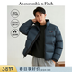 Abercrombie & Fitch美式雙拉鏈LOGO加厚保暖立領(lǐng)羽絨服外套25秋冬男裝132-5206 藍色 M (180/100A)