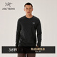 ARC'TERYX始祖鳥(niǎo) CAPTIVE ARC'WORD LS 透氣 男子 棉質(zhì)長(cháng)袖T恤 BLACK/黑色 L