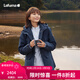 LAFUMA樂(lè )飛葉戶(hù)外沖鋒衣女 防風(fēng)防水三合一保暖排骨羽絨內膽 LFJA4CZ60 藏青色NV 170/88A（40）