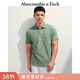 Abercrombie & Fitch【經(jīng)典POLO】小麋鹿圖案男裝25夏季美式通勤短袖T恤 綠色 M (180/100A)