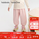 巴拉巴拉balaOne寶寶長(cháng)褲女童寬松束腳褲2025秋褲子甜美蕾絲208325108010