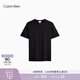 Calvin KleinJeans25夏季男士休閑簡(jiǎn)約ck刺繡純棉圓領(lǐng)打底針織短袖T恤上衣