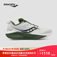 Saucony【彭于晏同款】索康尼勝利22專(zhuān)業(yè)強緩震跑鞋男厚底跑步鞋運動(dòng)鞋男 白綠136 42.5
