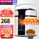 樂(lè )創(chuàng  )（lecon）迷你電壓力鍋 電飯煲2L智能可預約小型大容量飯店電飯鍋食堂用商用 學(xué)生宿舍小電飯煲高壓鍋 白色2L+內膽*1