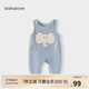 babylove寶寶背帶褲春秋外穿連體褲超萌可愛(ài)休閑長(cháng)褲洋氣嬰兒褲子