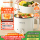 九陽(yáng)（Joyoung）多功能鍋電熱鍋小煮鍋電蒸鍋火鍋鍋學(xué)生宿舍電煮鍋1-2人1.8L泡面電火鍋HG18-G266C【蒸籠款】