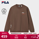 FILA 斐樂(lè )官方男子套頭衛衣冬新款時(shí)尚休閑寬松純棉針織上衣 木蘭棕-BN L 175/96A/L