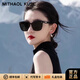 MITHAOL KUSC偏光墨鏡女2025新款防紫外線(xiàn)太陽(yáng)眼鏡女開(kāi)車(chē)騎行遮陽(yáng)鏡GM墨鏡 亮黑框黑灰片 【輕奢時(shí)尚百搭風(fēng)】抗UV400