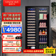 維諾卡夫（Vinocave）雙門(mén)紅酒柜恒溫酒柜保濕大容量對開(kāi)門(mén)嵌入式家用客廳雙溫雙控多功能冰吧超薄款可定制 【多功能酒柜】雙溫雙控 356L