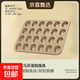 24連48連迷你小蛋糕模具紙杯馬芬蛋糕烤盤(pán)加厚碳鋼廚房烤箱專(zhuān)用 24連金色迷你蛋糕?！静缓埻小? title=