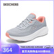 斯凱奇（Skechers）搖搖鞋女春秋跑步鞋網(wǎng)面厚底緩震運動(dòng)舒適慢跑鞋休閑鞋129365