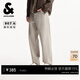 杰克·瓊斯（JACK&JONES） 春秋季男裝牛仔褲長(cháng)褲褲子廓形時(shí)尚百搭潮灰卡其色下裝226132002