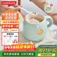 樂(lè )扣樂(lè )扣養生杯燒水杯 電煮杯電熱水杯加熱水杯迷你養生壺熱奶杯電燉杯旅行戶(hù)外EJC3125GRN