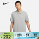 耐克（NIKE）Club 男子商務(wù)翻領(lǐng)短袖T恤休閑簡(jiǎn)約針織上衣百搭透氣運動(dòng)POLO衫 FN3895-063 XL