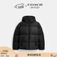 蔻馳（COACH）【禮物】奧萊男士拼色羽絨夾克羽絨服外套冬季戶(hù)外保暖 黑色 XL