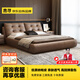 惠尋 京東自有品牌 意式現代簡(jiǎn)約1.5米床1.8米x2米雙人床床主臥婚床 床+T333全拆-20cm乳膠床墊 【摩卡】1.8米x2米(框架結構)