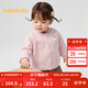 巴拉巴拉【商場(chǎng)同款】寶寶外套女童棒球服花苞造型2025新款秋裝萌 夢(mèng)幻粉60356 90