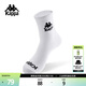卡帕（Kappa）背靠背高腰襪3雙裝2024新款男女休閑跑步襪長(cháng)筒襪K0EZ8WS04G