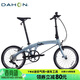大行（DAHON）P10折疊自行車(chē)20英寸10速鋁合金成人通勤V剎 PAA003 消光灰藍