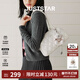 歐時(shí)納（JUST STAR）宣璐同款法棍包女2025新款輕奢波士頓保齡球腋下枕頭包情人節禮物