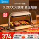 美的（Midea）【新品上市】照燒爐家用烤肉烤串一體機電烤盤(pán)烤肉鍋電燒烤爐專(zhuān)利石墨烯無(wú)油煙擴散烤肉可拆洗P06 標準款 1層