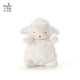 海灣兔Bunnies 小羊玩偶公仔安撫抱睡布娃娃動(dòng)物毛絨玩具送生日新年禮物 824128 白色小羊 17cm
