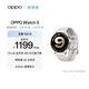 OPPO Watch S 律動(dòng)銀【國家補貼】超薄設計 AI 運動(dòng)教練 oppo智能手表男女運動(dòng)手表防水 京東自營(yíng)