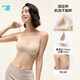 松山棉店小薄荷粉底液隱形無(wú)痕文胸罩聚攏美背透氣抑菌涼感運動(dòng)內衣背心女 【背心】粉底膚-細肩帶 M （B70/B75) （95-110斤）