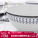 隆達骨瓷碗具套裝 簡(jiǎn)格 飯碗面碗湯碗泡面碗骨瓷餐具碗一人一個(gè)專(zhuān)人高顏值 簡(jiǎn)格8英寸大號碗1只裝