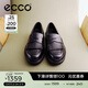 愛(ài)步（ECCO）樂(lè )福鞋女 時(shí)尚簡(jiǎn)約百搭女士單鞋輕奢真皮低跟女鞋 都市232853 黑色23285301001 37