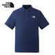 北面（The North Face）POLO衫短袖男T恤透氣夏季戶外商務(wù)休閑半袖 8K2 XL