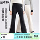 ASK JUNIOR 兒童褲子2025冬季中大童喇叭褲女童加厚保暖運動(dòng)休閑褲