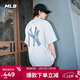MLB男女短袖T恤做舊大logo速干涼感25新款時(shí)尚3ATSM0953-50IVS-XL