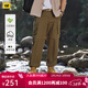 卡特（CAT）休閑褲工裝褲子男25新品三防面料多穿褲CO1WPW19151C93/09 墨綠色 2XL
