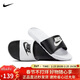 耐克NIKE外穿休閑鞋男一字沙灘鞋VICTORI ONE拖鞋DD0234-100白黑41